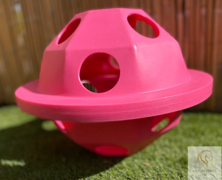 Pink Saturn Hay Ball 75mm